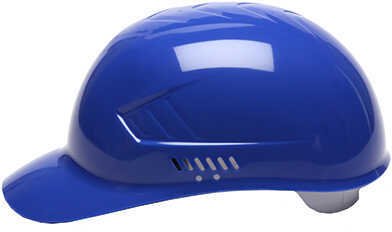 Pyramex Safety Products Ridgeline Bump Cap 4-Point Glide Lock Blue Md: HP40060