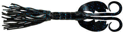 Berkley Bearded CrazyLeg Chigger Craw Soft Bait 4.5-Inches, Black/Blue Fleck, Per 5 Md: 1437068