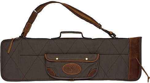 Browning Lona Canvas/Leather Over/Under Takedown Case Flint/Brown Md: 1413886912