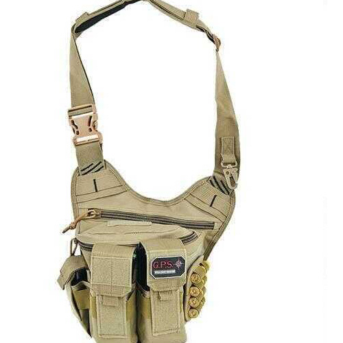 G*Outdoors 981RDP Rapid Deployment Pack Tan Range Bag/Messenger 600D Polyester 10" x 3" 13"