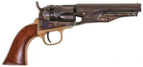 Cimarron 1862 Police Pocket Model Percussion Revolver .36 Caliber 4.5" Barrel, Case Hardened, Brass Walnut Grip