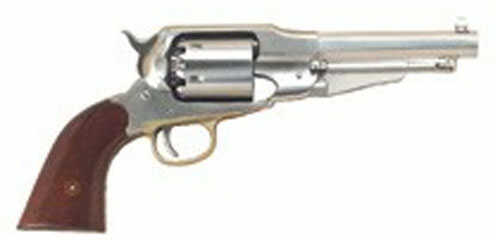 Cimarron 1858 Remington Army .44 cal. 5 1/2 in. Barrel Stainless 2 Piece Walnut Grip Model CA106