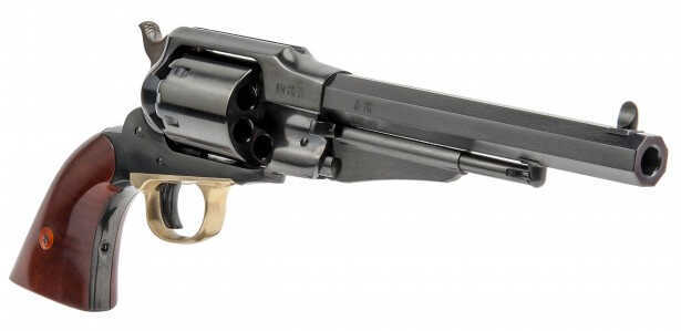 Cimarron 1858 Remington Navy Cap and Ball Revolver .36 Caliber 7.5" Barrel Blue Steel Walnut Grip