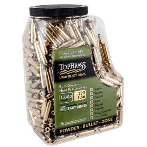 Top Brass .223 Rem / 5.56 Nato Remanufactured Military 1000-ct
