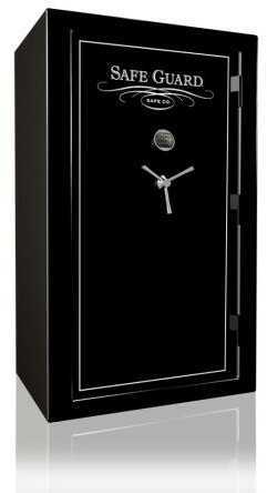 Champion Safe Co. Guard Deluxe Home and Fire 28 Gun Safe- Black