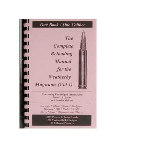 Loadbooks Weatherby Magnum Volume 1 Each