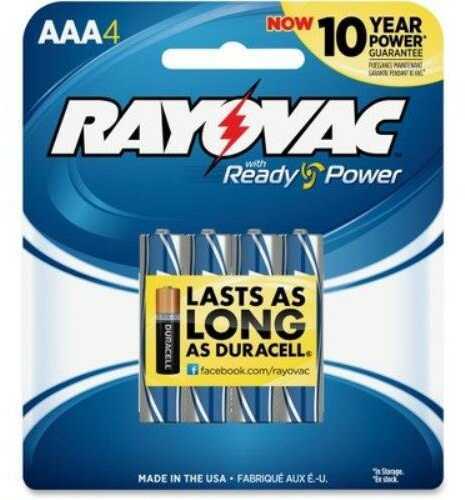 Ray-o-vac Alkaline Battery Aaa4pk