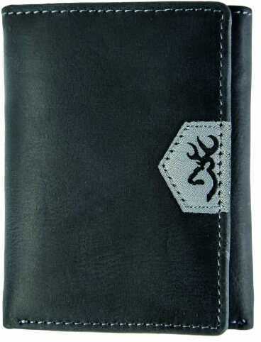 Browning Black Leather TRI-Fold Wallet