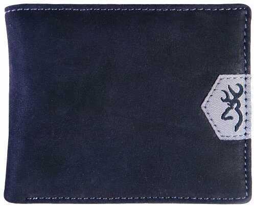 Browning Black Leather Bi-Fold Wallet