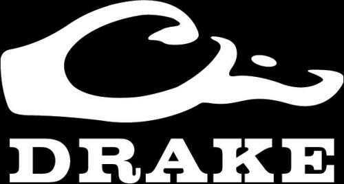 Drake Logo Window Decal White