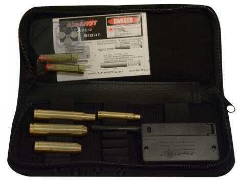 Aimshot Rifle Kit Red Laser Modular Boresight For 223 Arbors 243/308/7mm-08/264/300 Win & Weatherby/30-06/25-06/270
