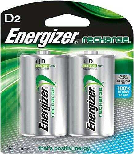 Energizer Recharge Batteries D 2pack