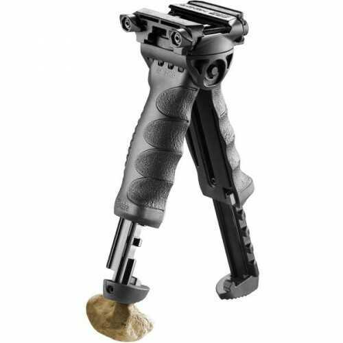 Mako Group Tactical Pivoting Quick Release Vertical Foregrip W/ Adjustable Bipod- Black