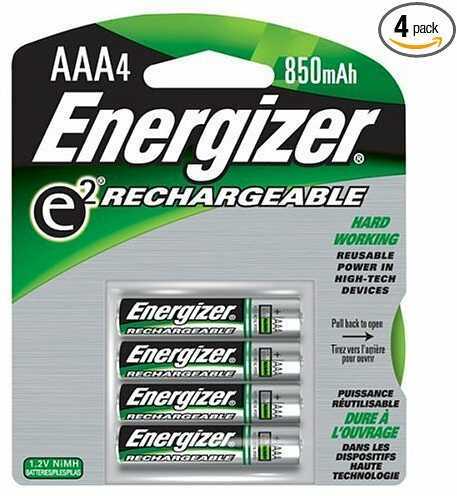 Energizer Recharge Batteries Aaa 4pack