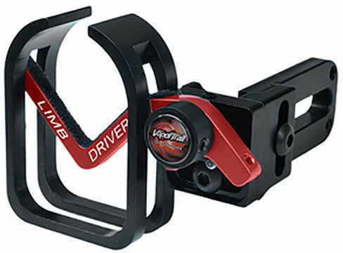 Vapor Trail Limb Driver Pro-V Rest Black/Red LH Model: