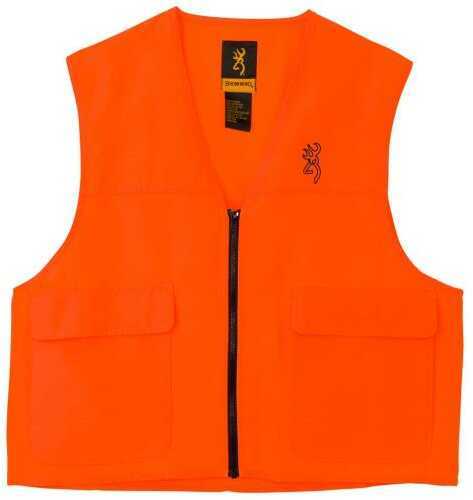 Browning Safety Vest Blaze Orange Medium Model: 305100012