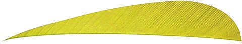 Trueflight Parabolic Feathers Yellow 5 in. RW 100 pk. Model: 11804