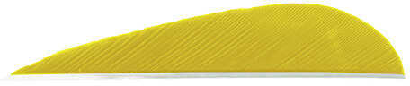 Trueflight Parabolic Feathers Yellow 5 in. LW 100 pk. Model: 1804