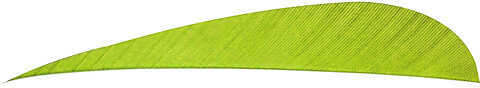 Trueflight Parabolic Feathers Chartreuse 5 in. LW 100 pk. Model: 1813