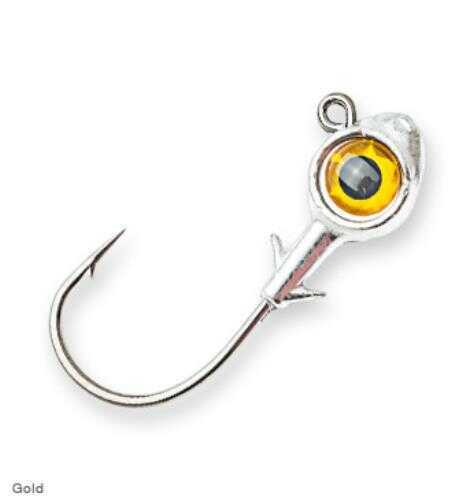 Z-Man Trout Eye Jighead 1/8 Ounce 2/0 Hook, Gold, 3-Pack Md: TEJH18-04PK3