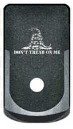 Bastion Magazine Base Plate Don't Tread On Me Black and White Fits Glock 43 GL-043-MAGEXT-BW-75DTOM