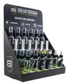 Breakthrough Clean Technologies Point Of Sale Counter Display Includes - HPPRO-2OZ-NTA (6) BTS-2OZ (6) BTS-6OZ (3) BTG-1