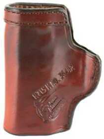 Don Hume H715M Clip-On Holster Inside The Pant Fits Glock 42 Right Hand Brown Leather J167105R