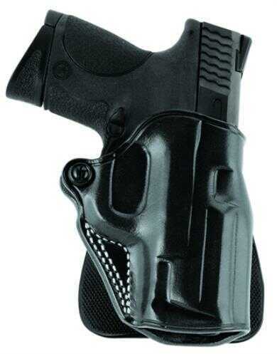 Galco Speed Paddle Holster Fits Ruger® LCR Right Hand Black Leather SPD300B