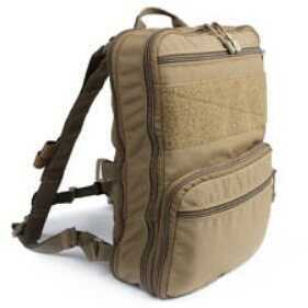 Haley Strategic Partners Flatpack Backpack 14"x10" Coyote Finish 500D Cordura Mil-Spec Nylon Material Expands to Over 14