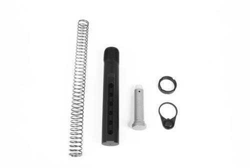 LBE Unlimited Mil Spec Buffer Tube Kit Contains Castle Nut Lock Plate For AR15 MILBUFKT
