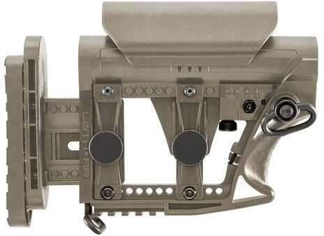 Luth-AR MBA-3 Carbine Stock Fits AR-15 & AR-10 Commercial and Mil-Spec Buffer Tubes Flat Dark Earth Adjustable Cheek Pie