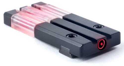 Meprolight FT Bullseye Fiber Optic and Tritium Micro Pistol Sight Fits Glock MOS Red ML63105R