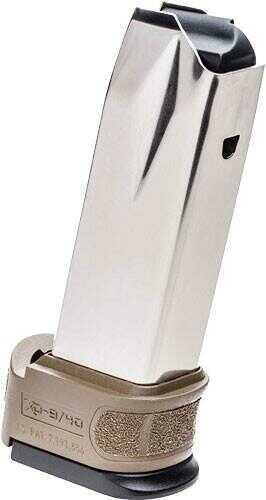 Springfield 40 S&W 10-Round Capacity Stainless Steel Magazine With Flat Dark Earth Extension Sleeve Md: XDG0940FDE