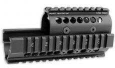 Midwest Industries Gen2 AK47/74 Universal Handguard M-LOK Compatible T1 Topcover Black Finish MI-AKG2-UMT1