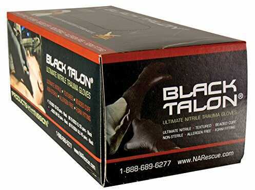 North American Rescue Gloves Medium Talon 70-0002 Medical Black