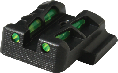 Hi-viz Litewave Sight Fits 9mm 40 S&w 357 Rear Only Includes Cludes Litepipes And Key Gllw15