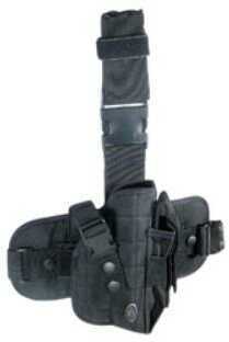 Leapers Inc. - UTG Special Ops Universal Leg Holster Fits Most Large Autos Right Hand Black Finish PVC-H178B