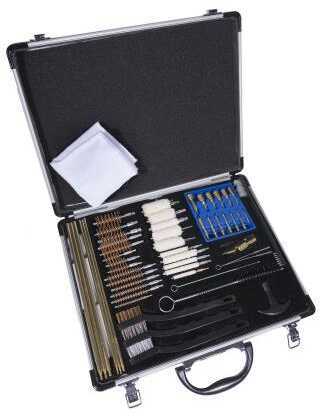 Gunmaster Univ Select 63 Piece Gun Cleaning Kit Aluminum Case