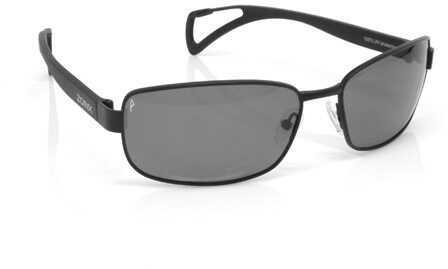Zoinx Men Wrap Polarized Sunglasses Black Frame-Gray Lens