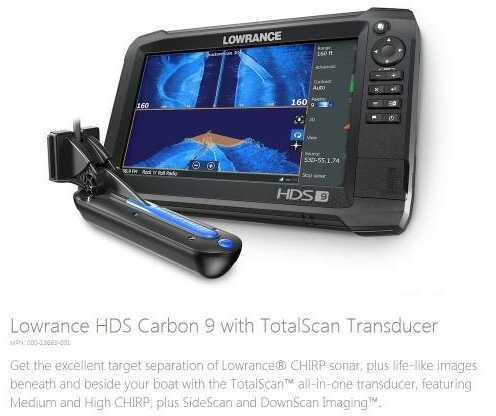 Lowrance Navico HDS-9 Carbon Insight with Total Scan Transducer