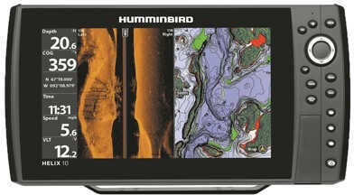 Humminbird Helix 10 Si GPS KVD