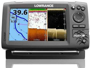 Lowrance Hook-7 Fishfinder Chartplotter-No Transducer Nav+
