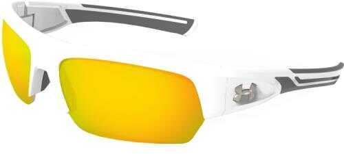 Under Armour Big Shot Multiflection Sunglasses (Shiny White) Md: 8600085-100941