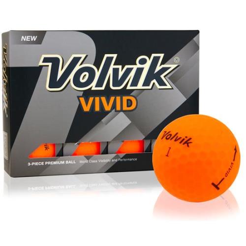 Volvik Vivid Orange Dozen Golf Balls Md: 7903