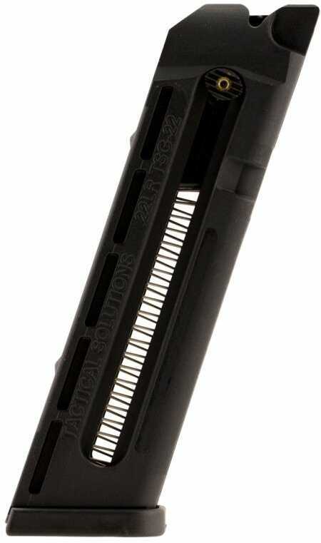 Tactical Solutions TSGMAG10Rd TSG-22 10Rd Compatible W/ Glock 17/19/22/23 Black Polymer