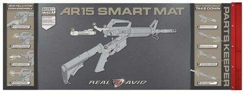 Real Avid Smart Mat AR15 W/ Parts Keeper 43"X16" Neoprene