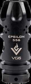 Aero Precision VG6 Epsilon 5.56 Muzzle Device MB/FH AR-15 Black Nitride Break Md: APVG100005A