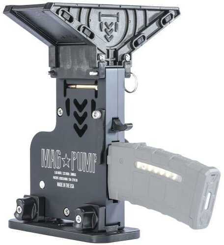 MagPump MPAR15ELITE AR-15 Elite Magazine Loader 223 Remington/5.56 NATO/300 Blackout 90 rd Aluminum Fi
