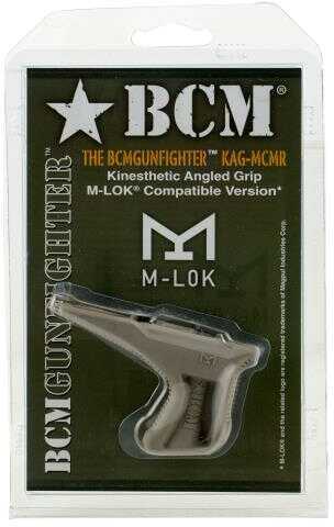 Bravo Company BCMGUNFIGHTER Kinesthetic Angled Grip Flat Dark Earth MLOK Compatible BCM-KAG-MCMR-FDE