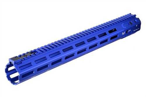 Strike STRIKERAIL Rail with M-Lok AR-15 Rifle Aluminum Blue Hard Coat Anodized 15.5"